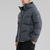 Skechers Sports Life Collection Down Jacket Men's Shadow Gray, M