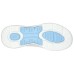 Skechers Cushioning Wear-Resistant Low-Top Casual Shoes Women's White Blue White blue, 36.5