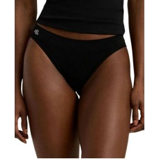 Women's Seamless Stretch Jersey Bikini Brief Underwear 4L0011 Черный, XS
