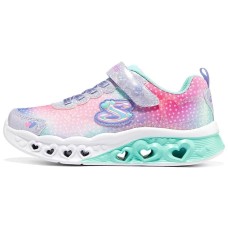 Skechers Flutter Heart Lights Slip-Resistant Cushioning Wear-Resistant Kids Lifestyle Shoes Purple Color Teenagers 35