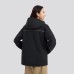 Skechers Mountain And Wild Outdoor Series Breathable Windbreaker Jacket Women's Carbon Black сажа, M