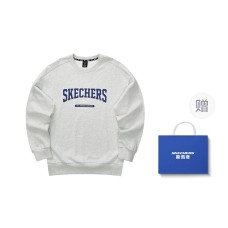Skechers Sportlife Sweatshirt Unisex Light Heather Gray Light Heather Gray Comes with Shopping Bag, S