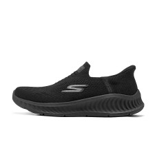 Skechers MEN'S GO WALK Slip-Resistant Breathable Low-Top Casual Shoes Men's Black Черный, 42.5