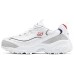 Skechers DLITES Anti-Slip Wear-Resistant Low-Top Chunky Sneakers Women's White White/Marine Blue/Red, 36