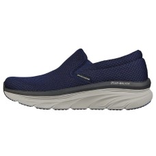 Skechers D'lux Walker Casual Shoes Men Low-Top Marine Blue/Ecru 44