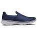 Skechers Go Walk 4 Cushioning Anti-Slip And Wear-Resistant Low-Top Casual Shoes Men's Blue Gray 42.5