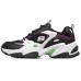 Skechers Stamina V2 Cushioned Wear-Resistant Breathable Low-Top Chunky Sneakers Men's Black White Green Purple 42
