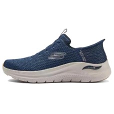 Skechers Hands Free Slip-Ins Cushioning Anti-Slip And Wear-Resistant Low-Top Running Shoes Men's Blue Синий, 40