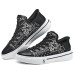 Skechers SNOOP Anti-Slip Wear-Resistant Low-Top Casual Shoes Men's Black Черный, 42