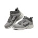 Skechers 3.0 Anti-Slip Wear-Resistant Mid-Top Casual Shoes Men's Gray 39.5