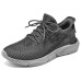 Skechers Cushioning Wear Resistant Low Top Running Shoes Men's Gray Серый, 42.5