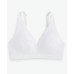 Women's Cotton Blend Bralette, Created for Macy's Белый, XS