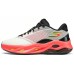 Skechers SKX Float Cushioned Slip-Resistant Low-Top Basketball Shoes Men's White Red Black WHITE BLACK ORANGE, 42