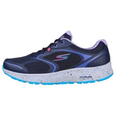 Skechers Go Run Consistent Cushioning Anti-Slip And Wear-Resistant Low-Top Running Shoes Women's Blue Purple 35