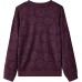 Skechers Sweatshirt Unisex Purple Brown Purple-Brown, L