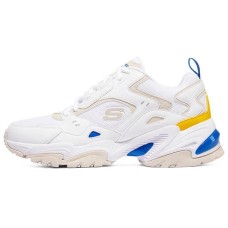Skechers Stamina V2 Chunky Sneakers Men Low-Top White/Blue 41.5