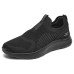 Skechers Go Walk Fle Durable Breathable Coverage Low-Top Casual Shoes Men Black Черный, 41.5
