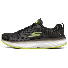 Skechers Abrasion-Resistant Low-Top Running Shoes Men's Black 39.5