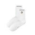 Skechers x Minions Mid Calf Socks Unisex 2 Pack White/Black 2 Pack, White/Black-05MZ, S