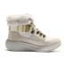 Skechers Winter Comfy Boots 'Beige White' Women's 38