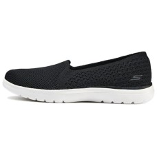 Skechers Cushioning, Wear Resistant Low Top Casual Shoes Women's Black Черный, 38