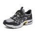 Skechers Skech-Air Ventura Cushioning Anti-Slip And Wear-Resistant Low-Top Casual Shoes Men's Gray Yellow 44