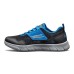 Skechers Comfy Flex 1.0 Slip Resistant Cushioning Abrasion Resistant Kids Lifestyle Shoes Black Royal Blue Teenagers 30
