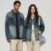 Jeep Denim Jacket Unisex Nostalgic Blue Синий, L