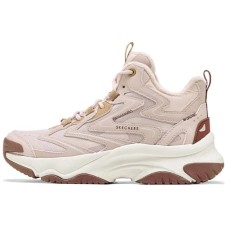 Skechers Anti-Slip Wear-Resistant Mid-Top Casual Shoes Women's Brown NATURAL/BROWN, 36