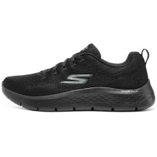 Skechers Go Walk Fle Anti-Slip Wear-Resistant Low-Top Running Shoes Men's Black Черный, 39.5
