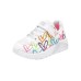 Skechers Kids Low Top Kids Lifestyle Shoes White Fluorescent Mint Children Aged 3 7 Years Old White Fluorescent Mint, 25