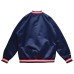 Mitchell & Ness Lightweight Satin Jacket Mens Blue Coats Jackets Outerwear STJKM S
