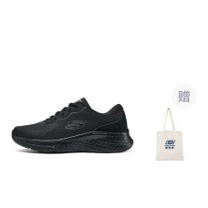 Skechers Cushioning Anti-Slip And Wear-Resistant Breathable Rebound Low-Top Casual Running Shoes Men's Black Черный, 40