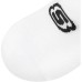 Skechers No Show Socks Unisex 3 Pack Black+White+Gray, S