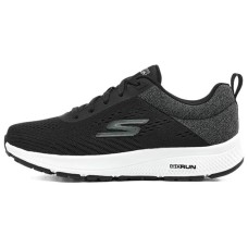 Skechers GO RUN Cushioned Wear-Resistant Breathable Low-Top Casual Running Shoes Women's Black Gray 36.5