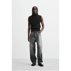 Textured knit waistcoat - limited edition Черный, L
