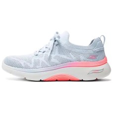Skechers WOMEN'S GO WALK Anti-Slip Wear-Resistant Low-Top Casual Shoes Women's Light Gray Серый, 36