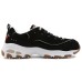 Skechers D'Lites Low Top Daddy Shoes Black Women's 35