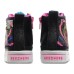Skechers Heartbeatz Anti-Kick Lightweight High-Top Kids Canvas Shoes Black Pink Kids' Black Pink, 28.5