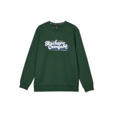 Skechers American Sweatshirt Unisex Pine Green Pine Tree Green/01WN, XS