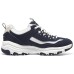 Skechers I-Conik Cushioning Anti-Slip And Wear-Resistant Low-Top Casual Shoes Women's Blue Color 36.5