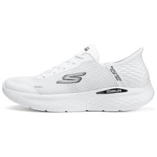 Skechers Slip Ins Cushioned Wear-Resistant Lightweight Low-Top Casual Running Shoes Men's White Белый, 42