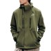 Skechers Hiking Waterproof And Windproof To Keep Warm Windbreaker Jacket Men's Khaki Green Khaki Green/016C, S