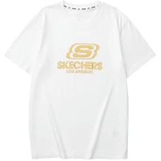 Skechers Sports Life Collection T Shirt Unisex Bright White Bright White-0019, XL