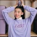 Skechers Colorful Sweatshirt Unisex Sweet Lavender Sweet Lavender, L