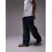 Topman baggy jeans in dark blue Синий, W36 L32