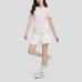 Skechers T Shirt Women's Chalk Pink White Limestone Pink, XL