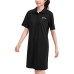 Skechers Short-Sleeved Dresses Women's Carbon Black Carbon Black/0018, S