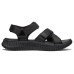Skechers Elite Flex Velcro Sports Black Sandals 45