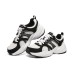 Skechers D'LITES 4.0 Breathable Low Top Chunky Sneakers Women's Black White Черно-белый, 40